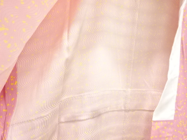  箔散らし模様単衣長襦袢